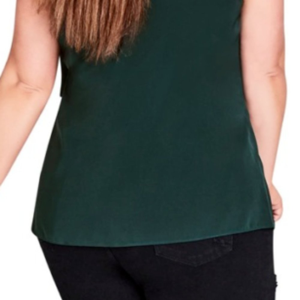 City Chic pullover tiered style cami top - Picture 5 of 9